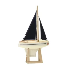 Velero Le Beajour con vela azul 30cm - Maison Tirot