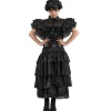 Vestido de gala negro Wednesday Addams 152 cm - Chaks