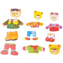 Vestir a la familia oso - Bigjigs Toys