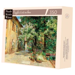 Vista del patio de Egner - Puzzle Michèle Wilson