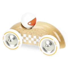 Voiture Rallye Checkers GM bois naturel - Vilac