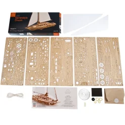 Yate Sueño de Serenidad modelo mecánico - Ugears