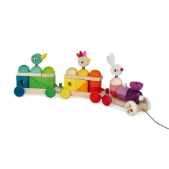 Zigolos gigantes de tren multicolor - Janod